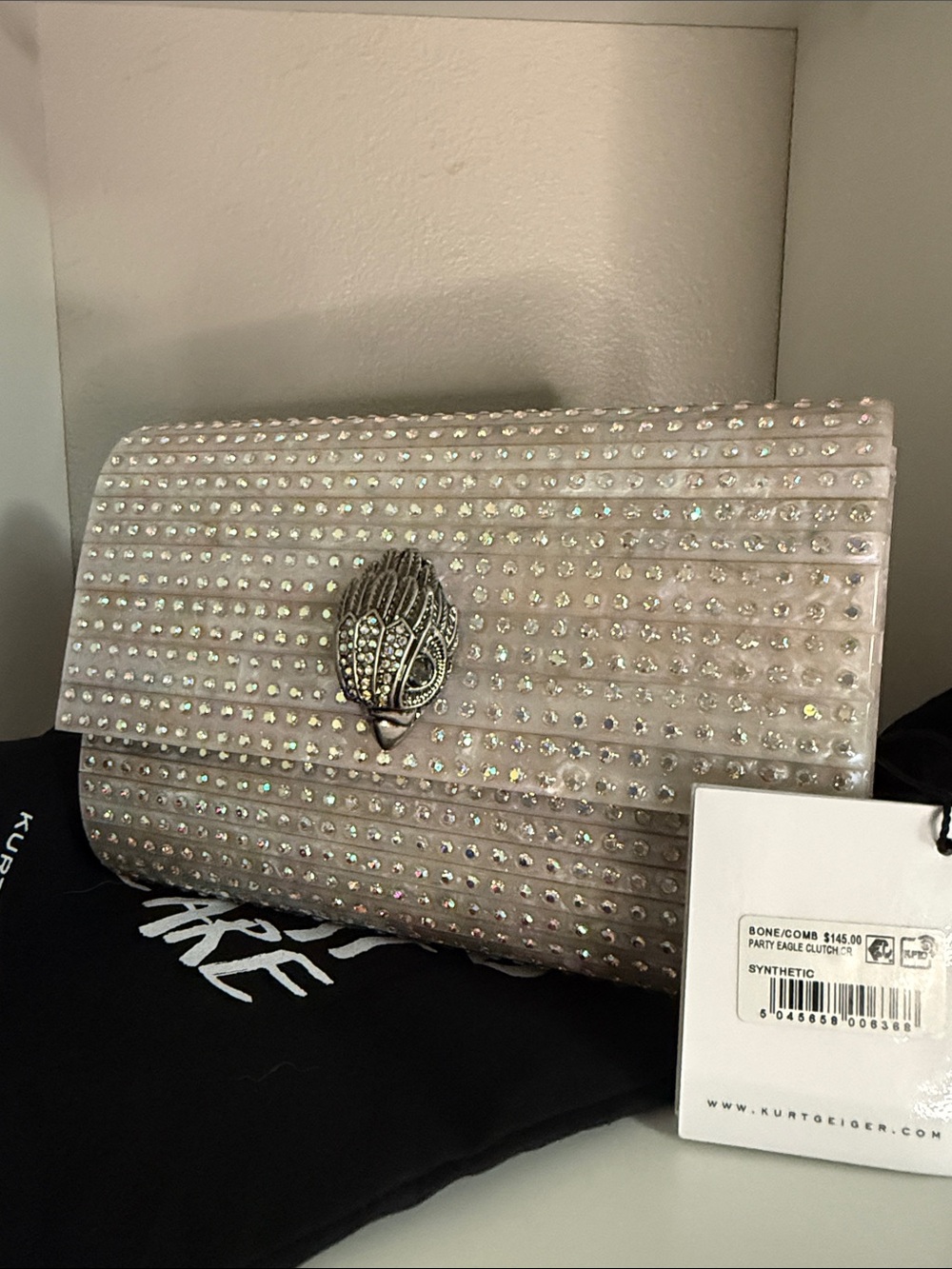 Kurt Geiger London
Party Eagle Clutch CR - NWT - Picture 1 of 5